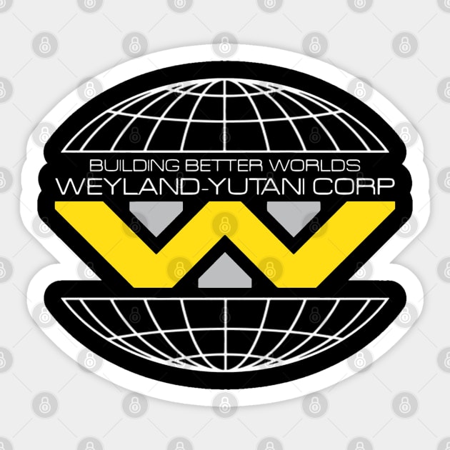 Alien Weyland Yutani Corp Logo Sticker by Angel arts